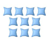 Oreillers Gonflables Hiver Résistants au Gel pour Couverture de Piscine Hors-Sol 10 pcs PVC