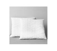 Oreillers lot de 2 70x60x14 cm Mousse à mémoire de forme