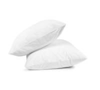 Oreillers - MORTREUX - Lot de 2 - 60 x 60 cm - 400grs/m² - Moelleux en Microfibre