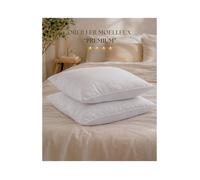 Oreillers - PROMO LINGE - Moelleux Premium - Polyester - 60x60 cm - Blanc A L'Unité