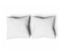 Oreillers - PROMO LINGE - Polyester - 60x60 cm - Blanc Lot de 2