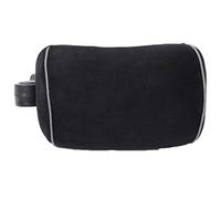 oreillers tour de cou pour auto appuie tête respirant support de cou Coussin ergonomique coussin de nuque confortable de voiture Oreiller de voyage，Flanelle Noire (Tête) -R,1