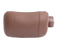 oreillers tour de cou pour auto appuie tête respirant support de cou Coussin ergonomique coussin de nuque confortable de voiture Oreiller de voyage，Cuir Pu Marron (Tête) -L,1