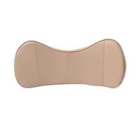 oreillers tour de cou pour auto appuie tête respirant support de cou Coussin ergonomique coussin de nuque confortable de voiture Oreiller de voyage，Cuir Pu Beige (Taille),1
