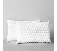 Oreillers - vidaXL - Lot de 2 - Mousse à mémoire de forme - 60x40x14 cm - Blanc
