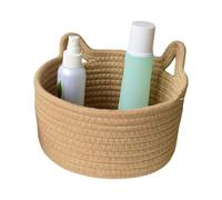 Oreilles de chat mignonnes - de rangement rond tissé à la main en fil de coton | Cosmétiques, collations, bureau, petits objets, corde moulée, petit à linge pour serviettes, couvertures