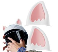 Oreilles de chat pour chapeaux, 1 paire d'oreilles de chat mignonnes pour décoration de moto, accessoire d'oreille de chaton, cornes de chapeau de ski, attaches de casque pour chapeaux de moto