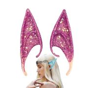 Oreilles d'elfe de fée pour et adultes - Costume d'Halloween personnalisé à paillettes - Oreilles d'elfe en latex - Oreilles pointues - Cosplay pour carnaval - Décorations de fête