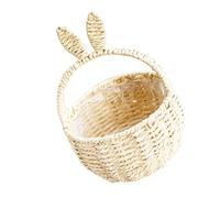 Oreilles portables tissées à la main avec de jolis cubes de rangement élégants en forme de lapin, parfaits pour les pique-niques et les réunions de famille