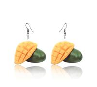 Oreilles tendance en forme de fruits: des modèles ludiques pour la fashionista moderne - Votre personnalité avec ces superbes accessoires! Bijoux Fantaisie pour Femmes Cadeaux (C, 5. 5x4. 1cm)
