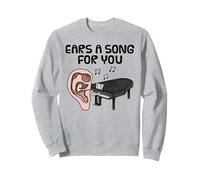 Oreilles, Une Chanson pour toi, pianiste au Piano à Queue Sweatshirt