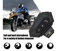 Oreillette Bluetooth 4.2 pour moto, appareil de communication sans fil pour casque, Kit d'appel téléphonique mains libres, stéréo, Anti interférence