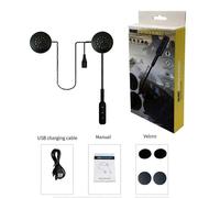 Oreillette Bluetooth 5.0 + EDR pour casque de moto BT8, kit mains libres pour casque de moto