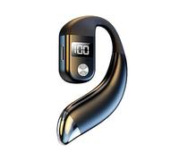 Oreillette Bluetooth 5.5 à une oreille, mains libres sans fil avec autonomie de 68 h, casque antibruit avec micros, son Hi-Fi et affichage d'alimentation LED, casque Bluetooth pour téléphone portable