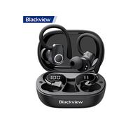 Oreillette Bluetooth Airbuds 60 Bluetooth 5.3 Sans fil Sport avec ENC mic et Boîtier de charge,IPX4 étanche - Noir