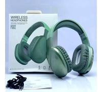 Oreillette Bluetooth Écouteur sans fil Réduction intelligente du bruit Son stéréo Casque de basses lourdes iOS Android AUX PC Écouteur de jeu-Vert avec boîte