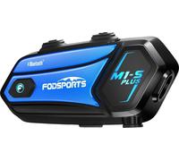 Oreillette Bluetooth pour moto, 8 conducteurs Intercom, partage de musique
