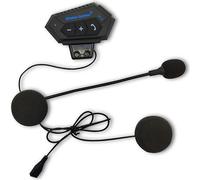Oreillette Bluetooth pour moto, interphone sans fil, BT4.0+EDR | Faible consommation d'énergie | Répondeur automatique | Mains libres | Super longue durée de vie de la batterie, noir