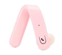 Oreillette Bluetooth sans Fil Mono écouteur pour Un Confort Toute la Journée et Une Lecture de Musique pour Les Déplacements au Bureau et Les Voyages IP67 étanche qualité Sonore (Pink)