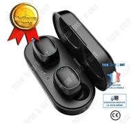 Oreillette Bluetooth - TD® - Modèle Intra-auriculaire - Autonomie 5h - Bluetooth V5.0 - HIFI
