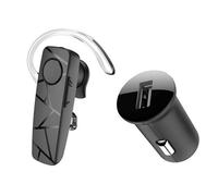 Oreillette Bluetooth - TELLUR - Vox 60 - Noir - Chargeur de voiture - Mains libres sans fil