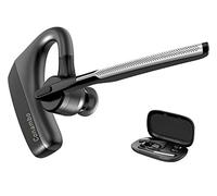 Oreillette Bluetooth V5.1,oreillette Bluetooth antibruit CVC8.0 Double Micro Mains Libres Confortable écouteur 240 Heures en Veille pour Samsung iPhone Affaires/entraînement/Conduite