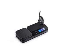Oreillette Bluetooth Yealink BH71 Workstation, mono intra-auriculaire, 4 micros antibruit, station à écran 3" et haut-pa