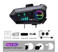 Oreillette Bluetooth - YP10 - Casque de moto - Intercom 2 coureurs - Autonomie 160h - IPX6 étanche