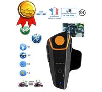 Oreillette casque bluetooth motot intercom écouteurs appels musique transmission conduite - Nearful - talkie-walkie 1000m bluetoot