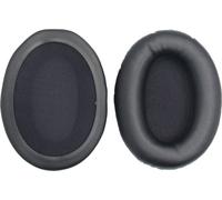 Oreillette de haute qualité, remplacement, coussinets respirants, compatible avec Kingston HyperX Cloud II (peau de protéine noire)