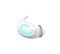 Oreillette de Sommeil Bluetooth Son Mono Ultra Fin avec Réduction de Bruit ENC Blanc
