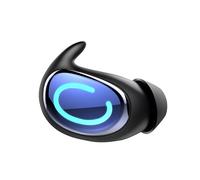 Oreillette de Sommeil Bluetooth Son Mono Ultra Fin avec Réduction de Bruit ENC Bleu