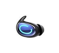 Oreillette de Sommeil Bluetooth Son Mono Ultra Fin avec Réduction de Bruit ENC Bleu