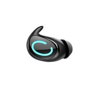 Oreillette de Sommeil Bluetooth Son Mono Ultra Fin avec Réduction de Bruit ENC Noir