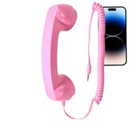 Oreillette De Téléphone Portable, Design Rétro, 1 Pièce, Combiné Téléphonique, Accessoire De Téléphone Nostalgique Vintage, Récepteur De Poignée De Ligne Fixe, Pour Soirée À Thème Photographique