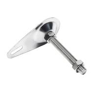 Oreillette en acier inoxydable, pied de nivellement réglable, coussinet de Support fileté antidérapant robuste for Support de Machine, armoire de meubles