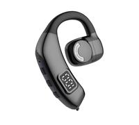 Oreillette mains libres Rotation à 180 degrés Conduction d'air Son HIFI | Écouteurs résistants à la transpiration avec écran LED pour cardio, course à pied, entraînement, conduite