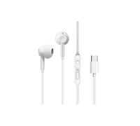 Oreillette mains-libres - WEFIX - Kit USB-C - Blanc - Filaire avec micro - 2 ans garantie