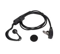 Oreillette pivotante avec micro pour communication mains libres, design rotatif, matériau PU durable, compatible avec la série Motorola XIR, mode
