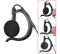 Oreillette pour Talkie-walkie 1 Broche 3,5mm,Casque en Forme de G Élargi,Compatible avec Motorola Kenwood Midland Radio Bidirectionnelle ou Micro (Prise Angulaire 3,5mm).[W12]