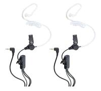 2 oreillettes avec microphone pour Talkie Walkie