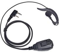 Oreillette Radio Compatible Avec Talkie-Walkie Retevis Baofeng Uv5R Kenwood Tk250, Casque En Forme De G Avec Ptt Et Micro[X1033]