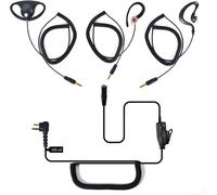 Oreillette radio remplaçable, connecteur audio femelle de 3,5 mm vers 2 broches compatible avec talkie-walkie Motorola DP1400 CP040 CP140 CP88 CP1200 GP300