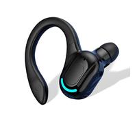 Oreillette sans Fil à Une Oreille avec Son Stéréo HD, Casque BT étanche IPX4 pour la Course, la Conduite