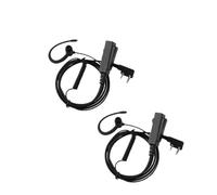 Oreillette Talkie-walkie 2 Broches Souple, Crochet d'oreille, Casque, Micro PTT, Haut-Parleur HD, Compatible for Kenwood, Compatible for Baofeng UV 5R, Compatible for Quansheng K5 EEK023(Package B)