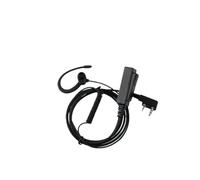 Oreillette Talkie-walkie 2 Broches Souple, Crochet d'oreille, Casque, Micro PTT, Haut-Parleur HD, Compatible for Kenwood, Compatible for Baofeng UV 5R, Compatible for Quansheng K5 EEK023(Package A)