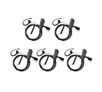 Oreillette Talkie-walkie 2 Broches Souple, Crochet d'oreille, Casque, Micro PTT, Haut-Parleur HD, Compatible for Kenwood, Compatible for Baofeng UV 5R, Compatible for Quansheng K5 EEK023(Package C)