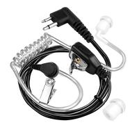 Oreillette Talkie-Walkie Compatible avec Motorola CP1200 GP2000 GP3688 A8 A10, Écouteur pour Radio Bidirectionnelle avec Micro PTT Tube Acoustique Discret, Talkie-Walkie 2 Broches pour Hyt TC500 TC600