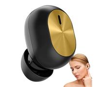 Oreillette unique - Petit casque sans fil, écouteur unique, petit écouteur intra-auriculaire sans fil, casque invisible pour téléphone intelligent livre audio conduite