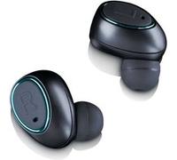 Oreillettes Bluetooth® TWS IPX4 avec boîtier de chargement Lenco EPB-410BK Noir Noir G
